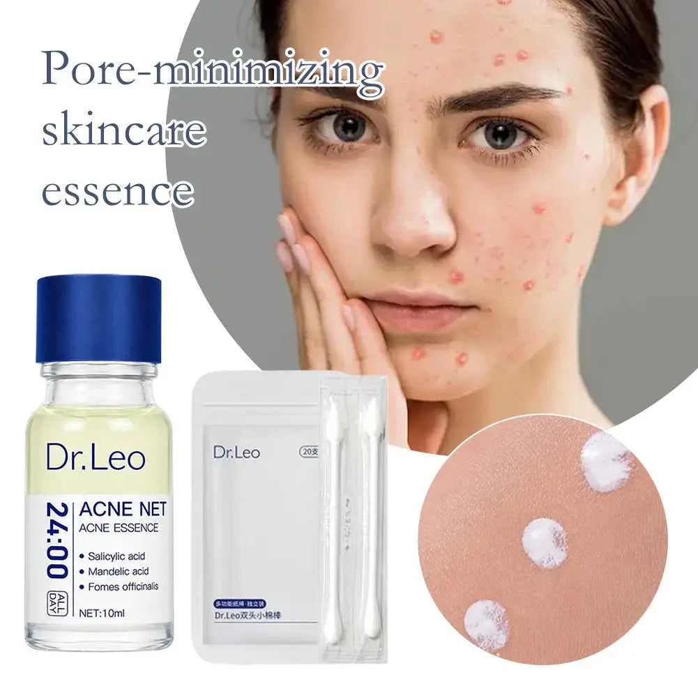 Dr.Leo Salicylic Acid Acne Essence usage demonstration — Pinkrabbit